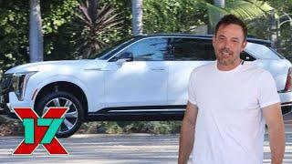 Ben Affleck Takes Son Samuel for a Spin In His Sleek New $130K Cadillac Electric SUV