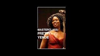  MASTERCLASS MONDAY  straight from 2008 IVC Young Talent Award Winner Pretty Yende during her mast