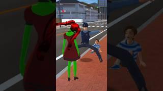 zombie scenario to trap police #sakuraschoolsimulator #shorts #sakura #shortvideo