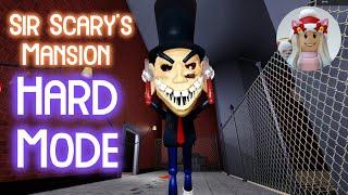 SIR SCARY'S MANSION (SCARY OBBY) - HARD MODE - Roblox Gameplay Walkthrough No Death Speedrun 485s 4K