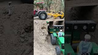John Deere aur Mahindra Arjun tractor power  #khet #mitti #video #short