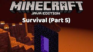 A new dimension...  [Minecraft Java Series Episode 5]