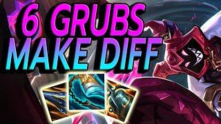 IF YOU GET 6 VOID GRUBS AS SHACO S14 - BRUISER SHACO JUNGLE S14