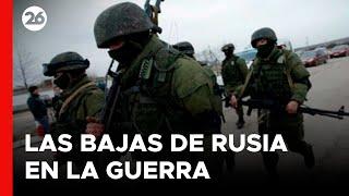 RUSIA sufre una GRAN CANTIDAD DE BAJAS en la GUERRA CON UCRANIA