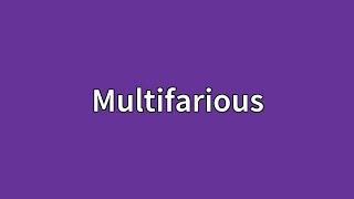 Multifarious Meaning