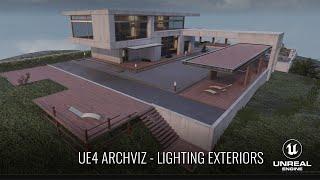 UE4 - ArchViz Rendering (Exteriors) Walk-through