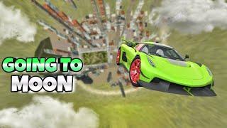 Going to the Moon||Extreme car driving simulator||