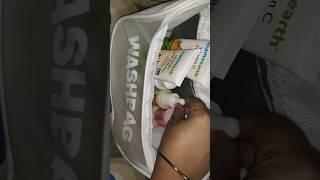 perfect wash bags #makeup #asmr#satisfying#aesthetic#travel #unboxing#relaxing#shortsfeed #skincare