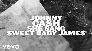 Johnny Cash - She Sang "Sweet Baby James" (Visualizer)