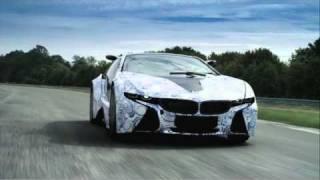 BMW Vision Efficient Dynamics VED Sports Car First Driving Footage!