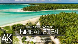 【4K】 Drone RAW Footage  This is KIRIBATI 2024  Gilbert Islands Tarawa AtollUltraHD Stock Video