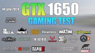 GTX 1650 : Test in 27 Games - GTX 1650 Gaming