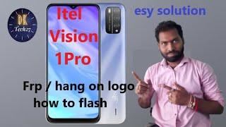 itel vision 1pro flashing | pin pattern frp hand on logo all in one solution