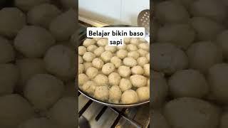 Baso sapi gurih ala dapur TKW #baso #food #cooking