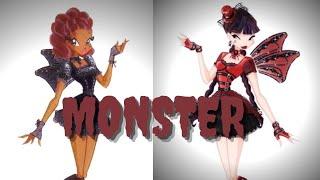 Dark Winx || Musa & Layla -  Monster *Request*