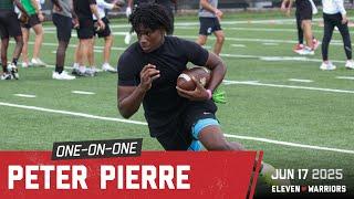 Peter Pierre, elite 2028 WR from same high school as Jeremiah Smith, fond of Ohio State and Columbus