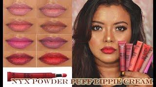 *NEW* NYX Professional Makeup Powder Puff Lippie Cream | Lipstick Swatch