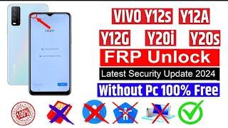 Vivo Y12s Frp Bypass | August New Security 2024 | Vivo Android 11 / 12 Frp Bypass (Without Pc)100%