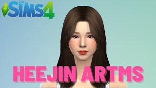 THE SIMS 4- Heejin (희진) LOONA/ ARTMS (speed face) 이달의 소녀