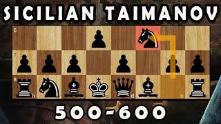 Play the Sicilian Taimanov like a Grandmaster! | 500-600