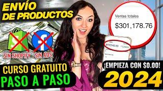 Cómo empezar con dropshipping con $0 en 2024 (CURSO GRATIS) PASO A PASO | Sin Shopify