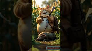 #Hubting Cat #Surreal Animal World  #WeirdWildlife #Action #Shorts #Ranuj #viralshort