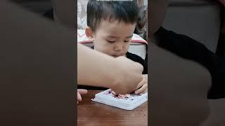 Brother and sister eat baby cake prank