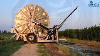 Casella Hose reels Irrigation - tomato - Irrigazione pomodoro con irrigatore Casella