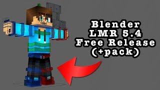 [Blender]Minecraft Character RIG+B3D PackLMR 5.4 Free Release+RIG PACK+HDRI Pack+Lightroom