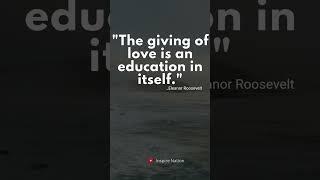 love education| Life Changing Quotes #quotes #inspire nation