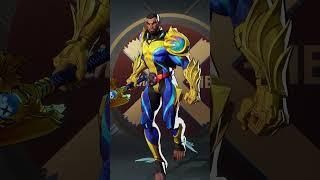 Ingame Look for Namor Retro X-Uniform skin - Marvel Rivals