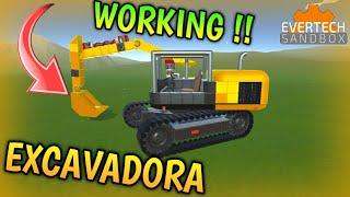 COMO HACER UNA EXCAVADORA QUE FUNCIONA EN EVERTECH SANDBOX #15