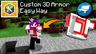 How To Make Custom 3D Armor! Addon Maker Tutorial (MCPE)