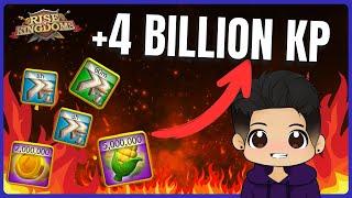 I gained 4 billion KP, what did it cost? Rise of Kingdoms