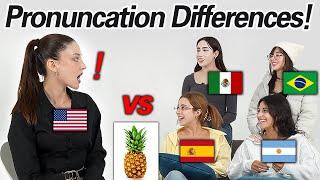 American Was Shocked By Latin Language Differences! l Brazil, Mexico, Spain, Argentina