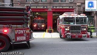 [RARE - 3 FDNY Fire Trucks in 1 House] E39 & E44 & L16