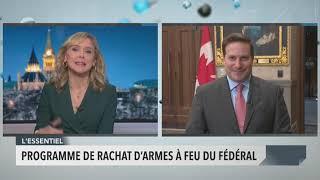 Le ministre Marco Mendicino discute du programme de rachat des armes prohibées