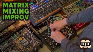 Matrix Mixing with Herbs & Stones Pathways, DrumBrute Impact and Eurorack | Simon Hutchinson