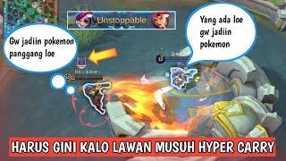 CARA MELAWAN MUSUH HYPER CARRY | NANA Q-dot 306 SOLO RANK