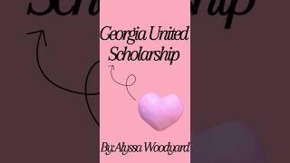 Alyssa Woodyard Georgia United Credit Union Scholarship