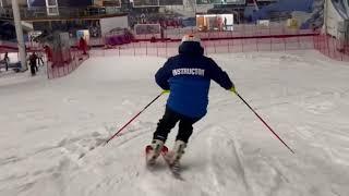 Skiing indoors at the Snowcentre UK