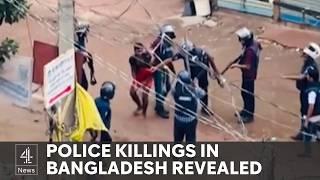 Police brutality that killed hundreds of protesters in Bangladesh revealed