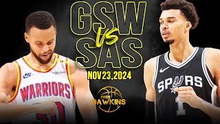 Golden State Warriors vs San Antonio Spurs Full Game Highlights | Nov 23, 2024 | FreeDawkins