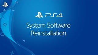 Reinstalling System Software | PS4