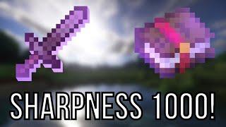 How to get SHARPNESS 1000 in Minecraft Bedrock