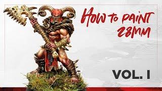 ️ How to paint 28MM: Untamed Beast WARHAMMER - VOL I -