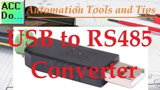 Automation Tools - USB to RS485 Converter