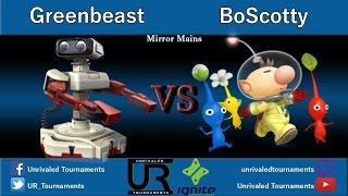 Ignition #7 Mirror Mains  Mirror Mains WF - Greenbeast (ROB) vs BoScotty (Olimar)