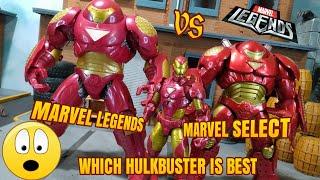 MARVEL LEGENDS 85TH HULKBUSTER IRONMAN COMPARISON TO MARVEL SELECT HULKBUSTER REVIEW 