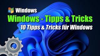 Windows Tipps und Tricks - 10 Tipps & Tricks rund um Windows